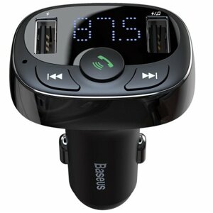 Baseus autonabíječka Bluetooth MP3 (Standard Edition), černá - CCTM-01