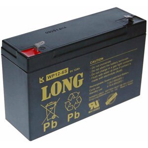 Avacom baterie Long 6V/12Ah, olověný akumulátor F1 - PBLO-6V012-F1A