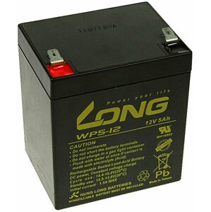 Avacom baterie Long 12V/5Ah, olověný akumulátor F2 - PBLO-12V005-F2A