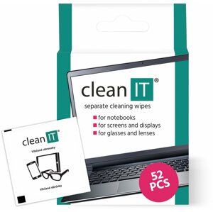 Clean IT čisticí ubrousky mokré kusové 52ks - CL-150