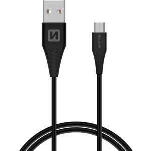 SWISSTEN datový kabel USB A-B micro, 1,5m, černý - 71504303