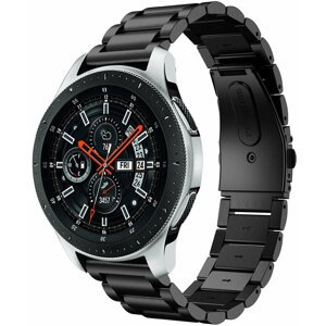 ESES kovový řemínek pro Samsung Watch 42mm/Samsung Gear Sport/ Garmin Vivoactive 3, černá - 1530001055