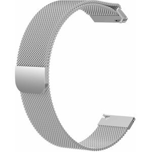 ESES milánský tah pro Samsung Galaxy Watch 42mm/ Samsung Gear Sport/ Garmin Vivoactive 3, stříbrná - 1530001047