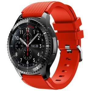 ESES silikonový řemínek pro Samsung Galaxy Watch 46mm/ Samsung Gear S3, červená - 1530001034