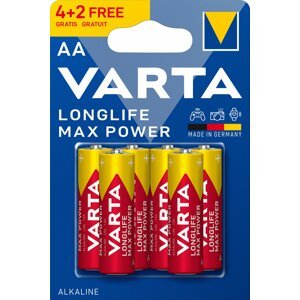 VARTA baterie Longlife Max Power AA, 4+2ks - 4706101436