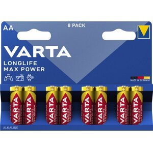 VARTA baterie Longlife Max Power AA, 8ks - 4706101418