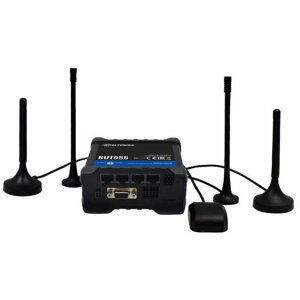 Teltonika LTE RUT955 Wi-Fi - 2xSIM, 3xLAN + 1xLAN/WAN, GP, USB, RS232 - RUT955T033B0