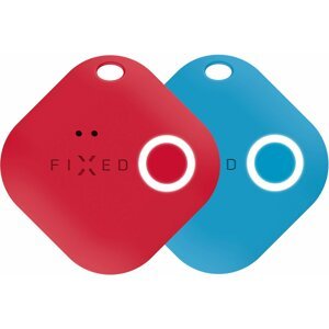 FIXED Key finder Smile s motion senzorem, DUO PACK, červená + modrá - FIXSM-SMM-RDBL