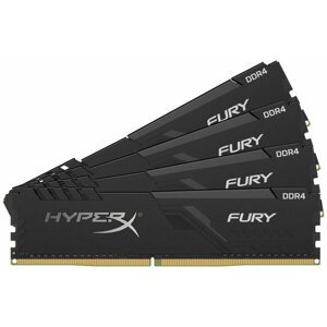 HyperX Fury Black 16GB (4x4GB) DDR4 2666 CL16 - HX426C16FB3K4/16