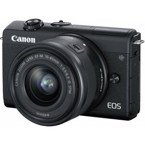 Canon EOS M200, černá + EF-M 15-45mm IS STM - 3699C010
