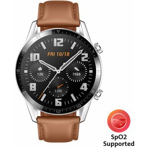 Huawei Watch GT 2 Leather Strap, Brown - 55027964