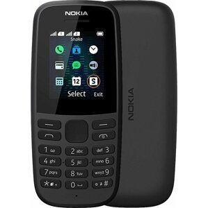 Nokia 105 2019 (TA-1174), Dual Sim, Black - 16KIGB01A04