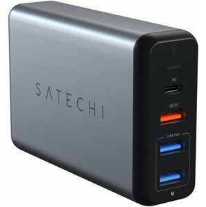Satechi Multiport Travel Charger 75W, šedá - ST-MCTCAM