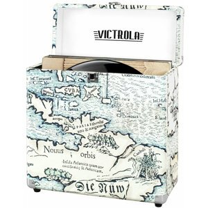 Victrola Retro Vinyl pouzdro, map print - VSC-20-P4