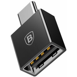 Baseus Exquisite adaptér USB-C samec/USB samice, černá - CATJQ-B01