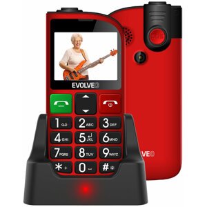 Evolveo EasyPhone FM SGM EP-800-FMR, Red - SGM EP-800-FMR