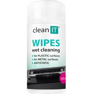 CLEAN IT čisticí ubrousky mokré na plasty 100ks - CL-142