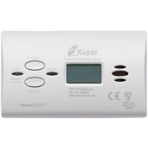 Kidde 7DCO detektor CO s alarmem, LCD displej - Kidde 7DCO