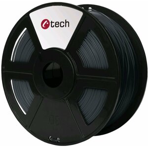 C-TECH tisková struna (filament), PETG, 1,75mm, 1kg, šedá - 3DF-PETG1.75-DG
