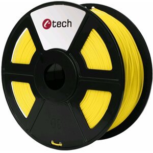 C-TECH tisková struna (filament), PETG, 1,75mm, 1kg, žlutá - 3DF-PETG1.75-Y