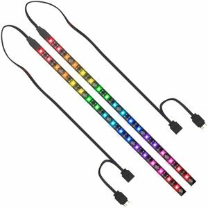 SilentiumPC LED pásky Aurora Stripes ARGB, 18x LED, 30cm, 2ks - SPC247