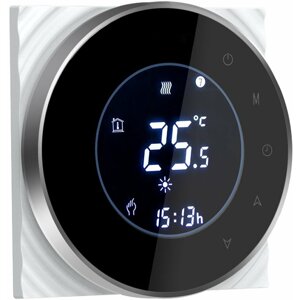 iQtech SmartLife termostat pro kotle GALW-B, se spínačem, černá - IQTGALW-B