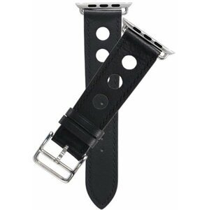 COTEetCI kožený řemínek Fashion pro Apple Watch, 38/40/41 mm, černá - WH5220-BK