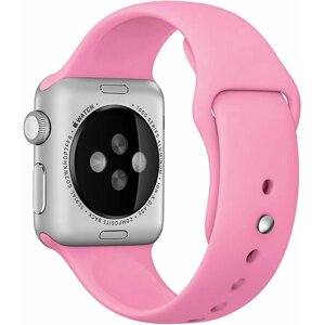 COTEetCI řemínek pro Apple Watch, silikonový, 42/44/45 mm, světle růžová - CS2086-LP