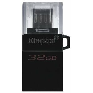 Kingston DataTraveler microDuo 3 G2 - 32GB, černá - DTDUO3G2/32GB