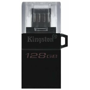 Kingston DataTraveler microDuo 3 G2 - 128GB, černá - DTDUO3G2/128GB
