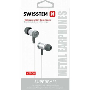 SWISSTEN SuperBass YS900, stříbrná/bílá - 933052