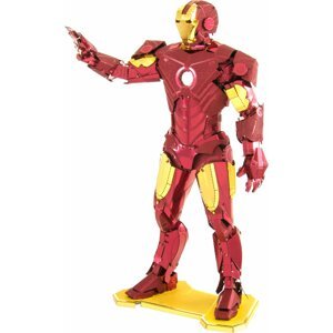 Stavebnice Metal Earth Marvel - Iron Man, kovová - 0032309033229