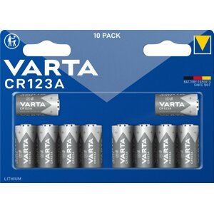 VARTA lithiová baterie CR123A, 10ks - 6205301461
