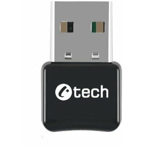 C-TECH Bluetooth 5.0 adaptér, USB, černá - BTD-01