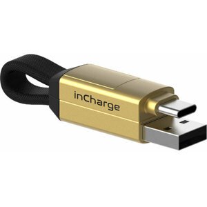 inCharge nabíjecí a datový kabel 6v1, zlatá - RS-SIX03R