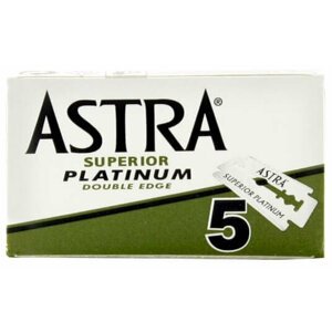 Náhradní žiletky Astra Platinum, oboustranné, 5 ks - 7702018007240