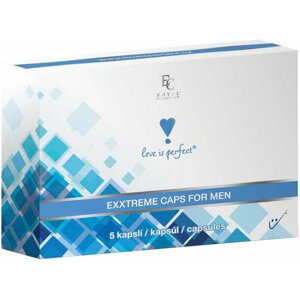 Afrodiziaka Exxtreme Caps For Men, kapsle, 5 ks - LP.0403300163