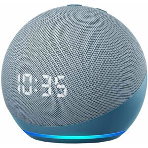 Amazon Echo Dot 4. generace Twilight Blue s hodinami