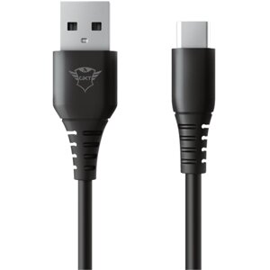 Trust napájecí kabel GTX266 USB-C - USB-A pro PS5 ovladač DualSense, Play & Charge, 3m, černá - 24168
