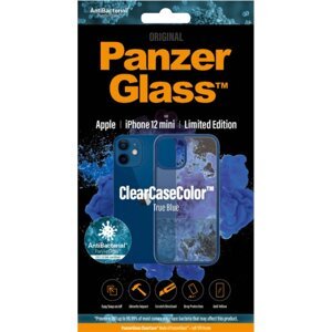 PanzerGlass ochranný kryt ClearCase pro iPhone 12 mini, antibakteriální, modrá - 0276