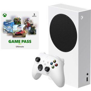 Xbox Series S, 512GB, bílá + Game Pass Ultimate 3 měsíce - RRS-00153