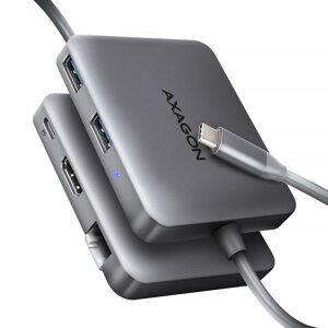 AXAGON multifunkční HUB 5v1 USB 3.2 Gen 1, 2x USB-A, HDMI, PD 100W, kabel USB-C 20cm - HMC-5HL