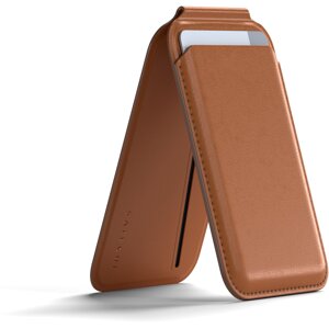Satechi magnetický stojánek / peněženka Vegan-Leather pro Apple iPhone 12/13/14/15 (všechny modely), - ST-VLWN