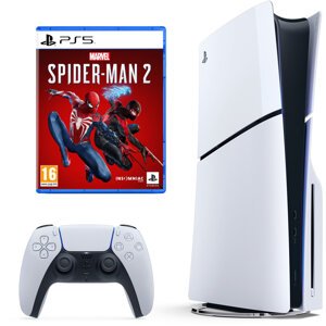 PlayStation 5 (verze slim) + Marvel's Spider-Man 2 - PS711000040587+PS711000039310