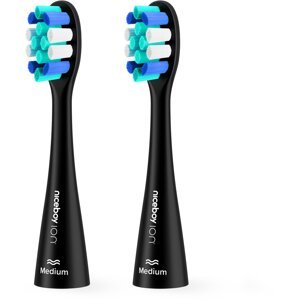 Niceboy ION Sonic Lite toothbrush heads 2 pcs Medium black - sonic-lite-medium-black