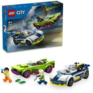 LEGO® City 60415 Honička policejního auta a sporťáku - 60415