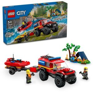 LEGO® City 60412 Hasičský vůz 4x4 a záchranný člun - 60412