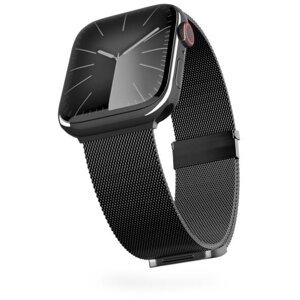 Epico ocelový pásek Milanese+ pro Apple Watch 38/40/41mm, černá - 69818181300001
