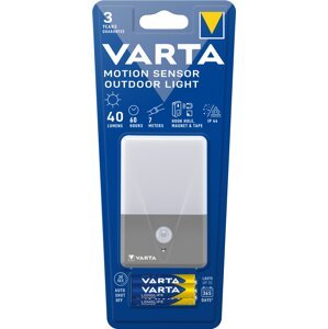 VARTA světlo s pohybovým senzorem, IP44, včetně baterií - 16634101421