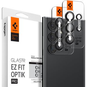 Spigen ochranné sklo tR EZ Fit Optik Pro 2 Pack pro čočky fotoaparátu Samsung Galaxy S24 Ultra, - AGL07425